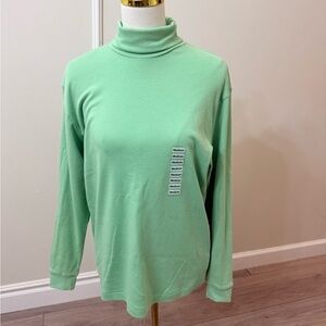 ✨NEW✨Charter Club Light Green Long Sleeve Turtleneck